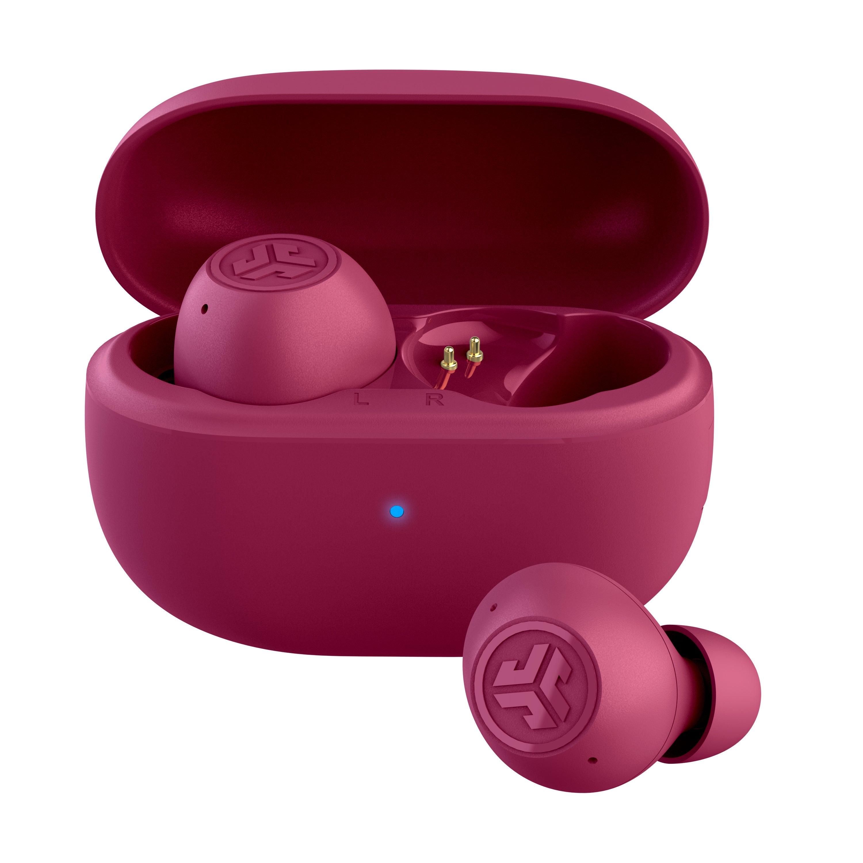 Go Pop ANC True Wireless Earbuds Black - Fuchsia