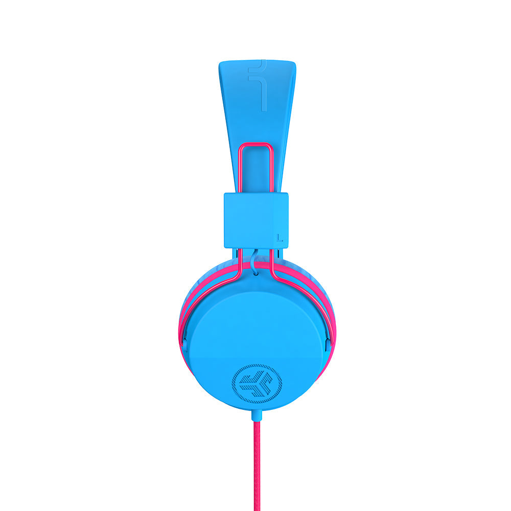 JBuddies Studio On-Ear Kids Wired Type-C Headphones Blue/Pink