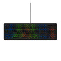 Nightfall Full-Size Wired Gaming Keyboard White - Black