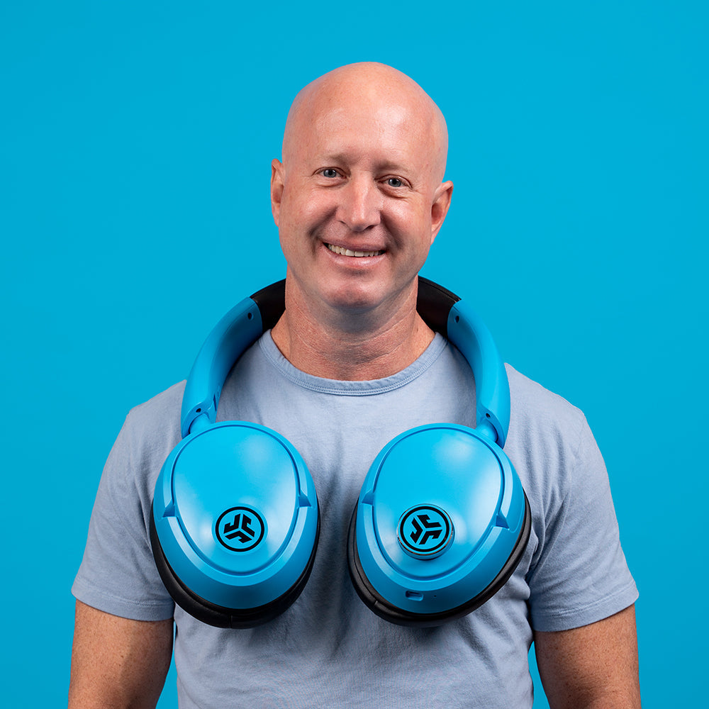 JLab Blue XL Speaker Headphones