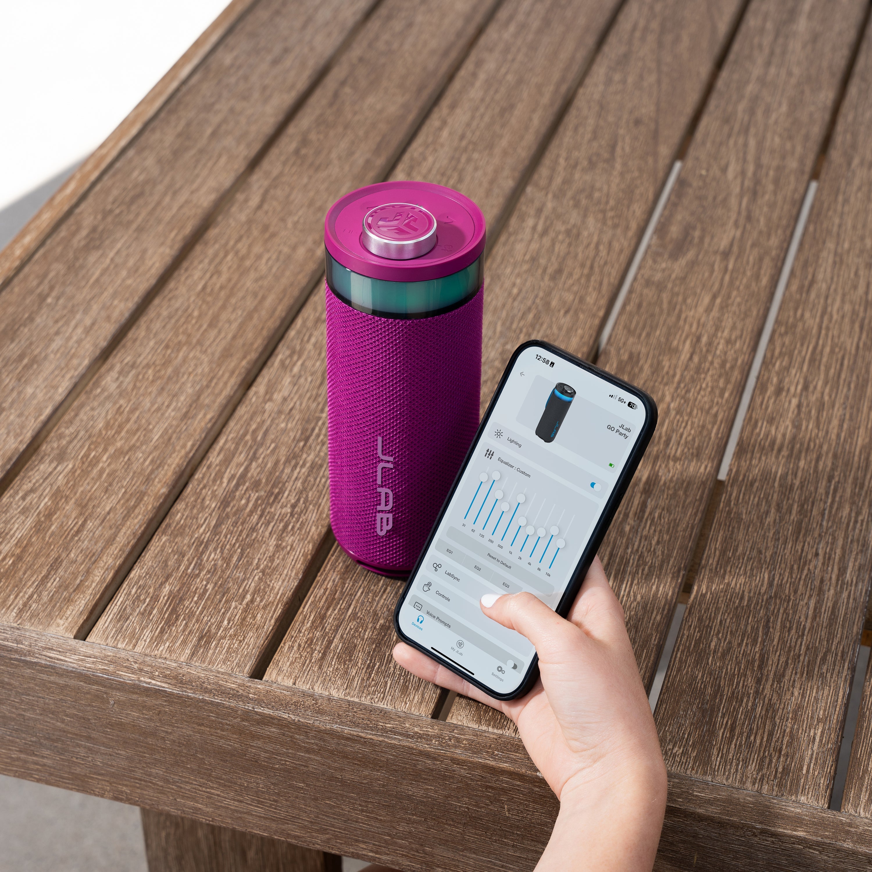 Go Party Portable Bluetooth Speaker Mulberry
