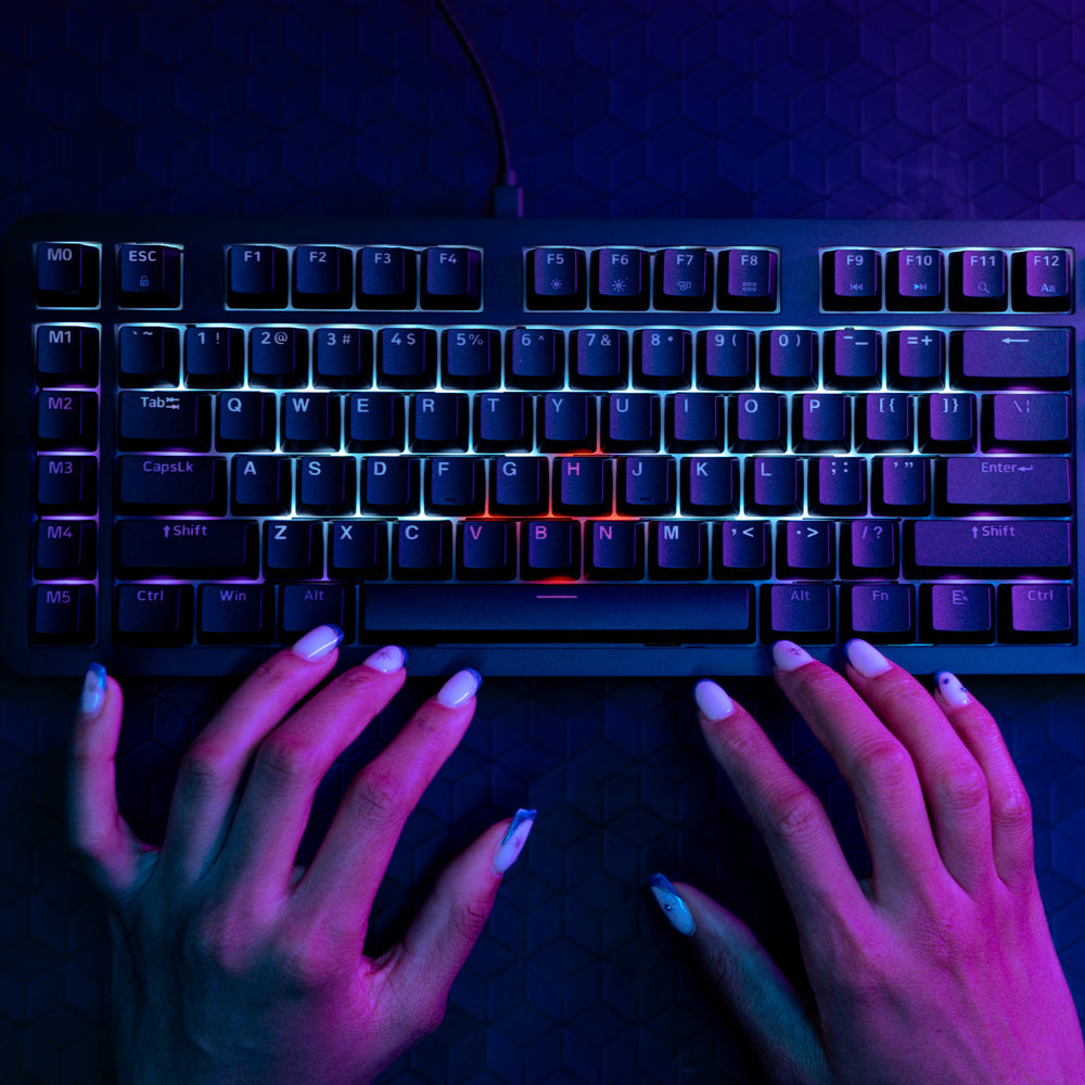 Midnight TKL Wired Mechanical Gaming Keyboard Black