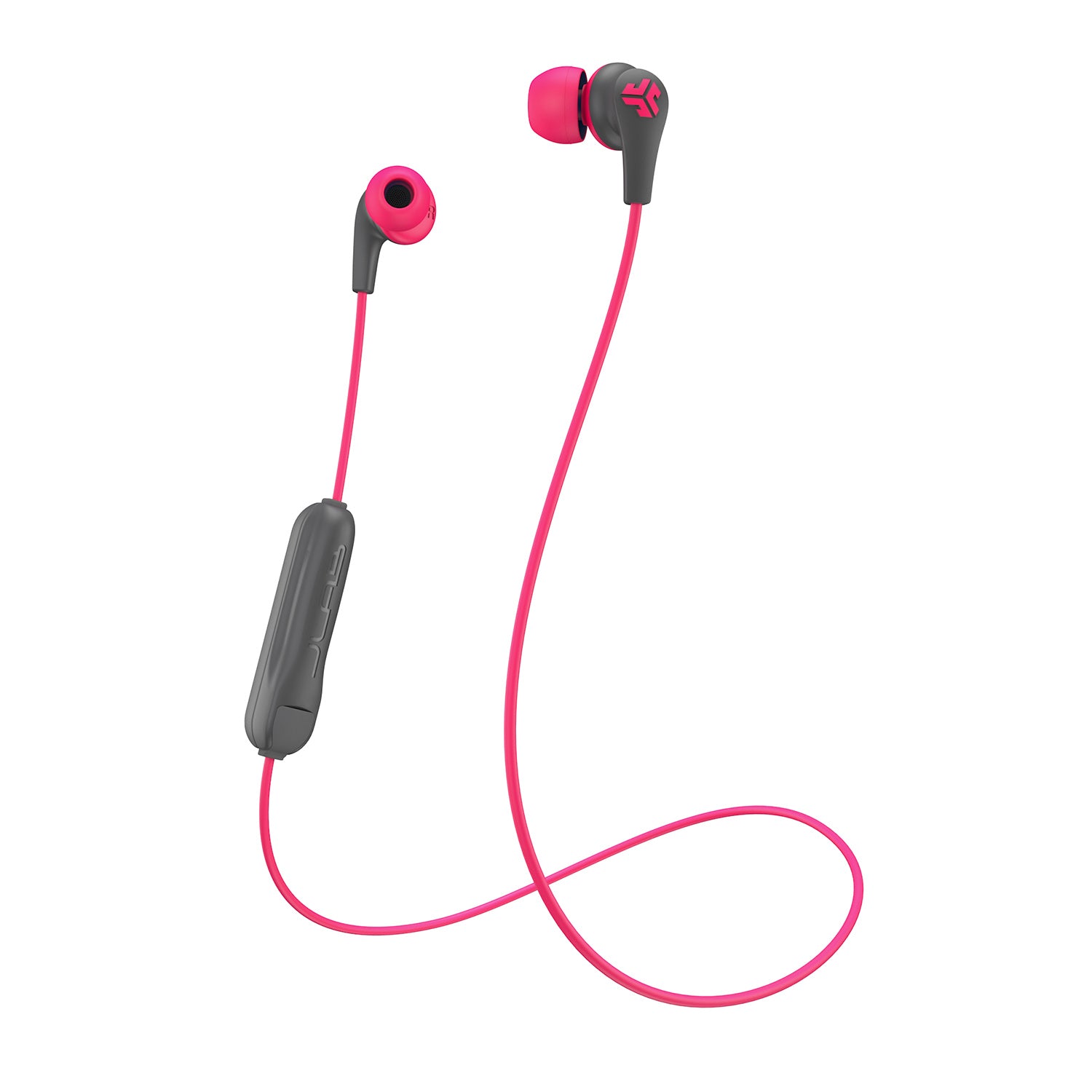 JBuds Pro Wireless Signature Earbuds Black - Pink/Gray