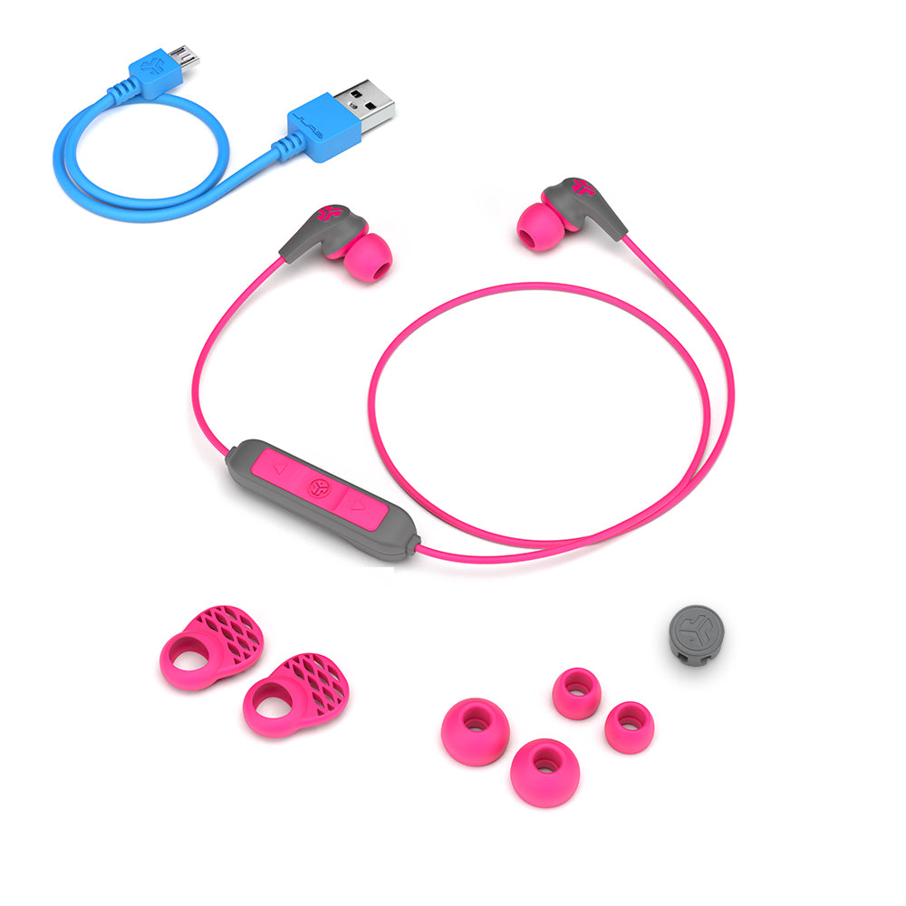 JBuds Pro Wireless Signature Earbuds Pink/Gray