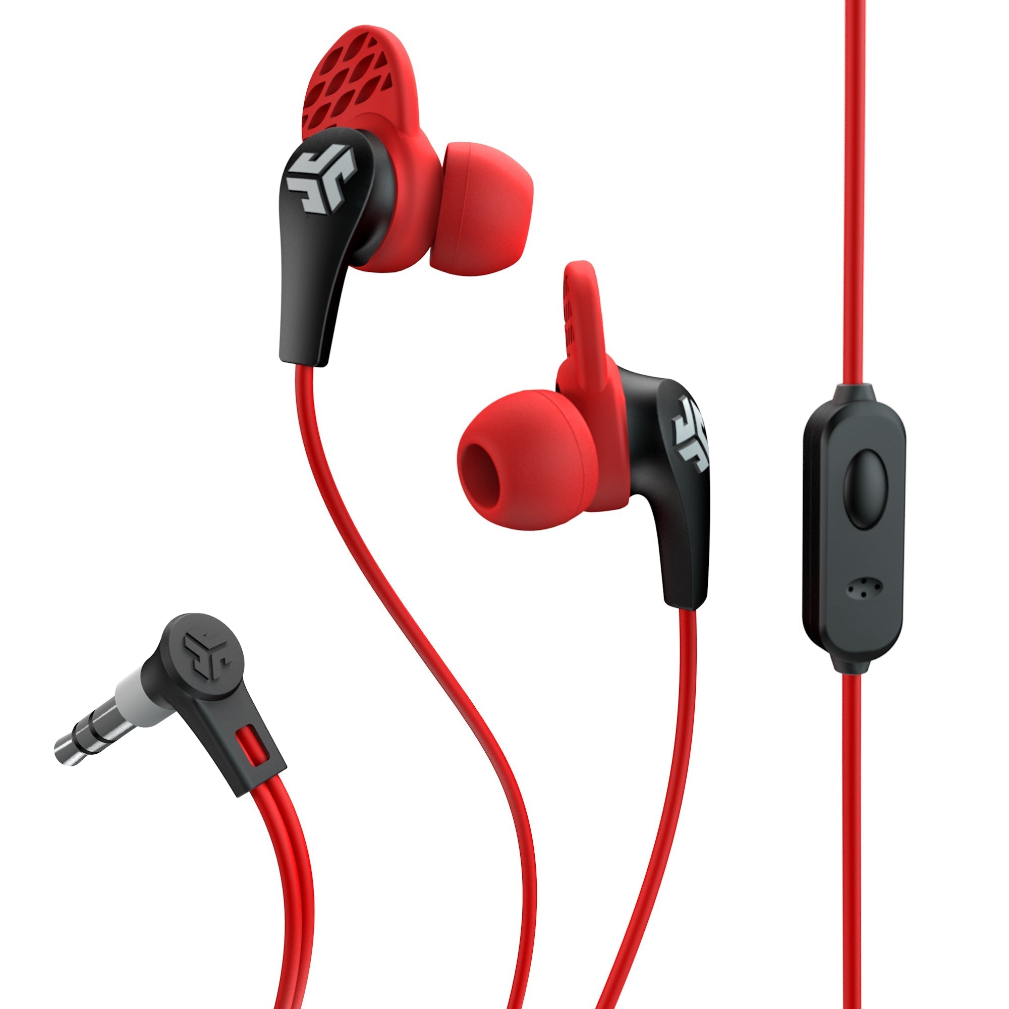 JBuds Pro Signature Earbuds Black - Red