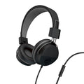 Neon Wired On-Ear Headphones Black