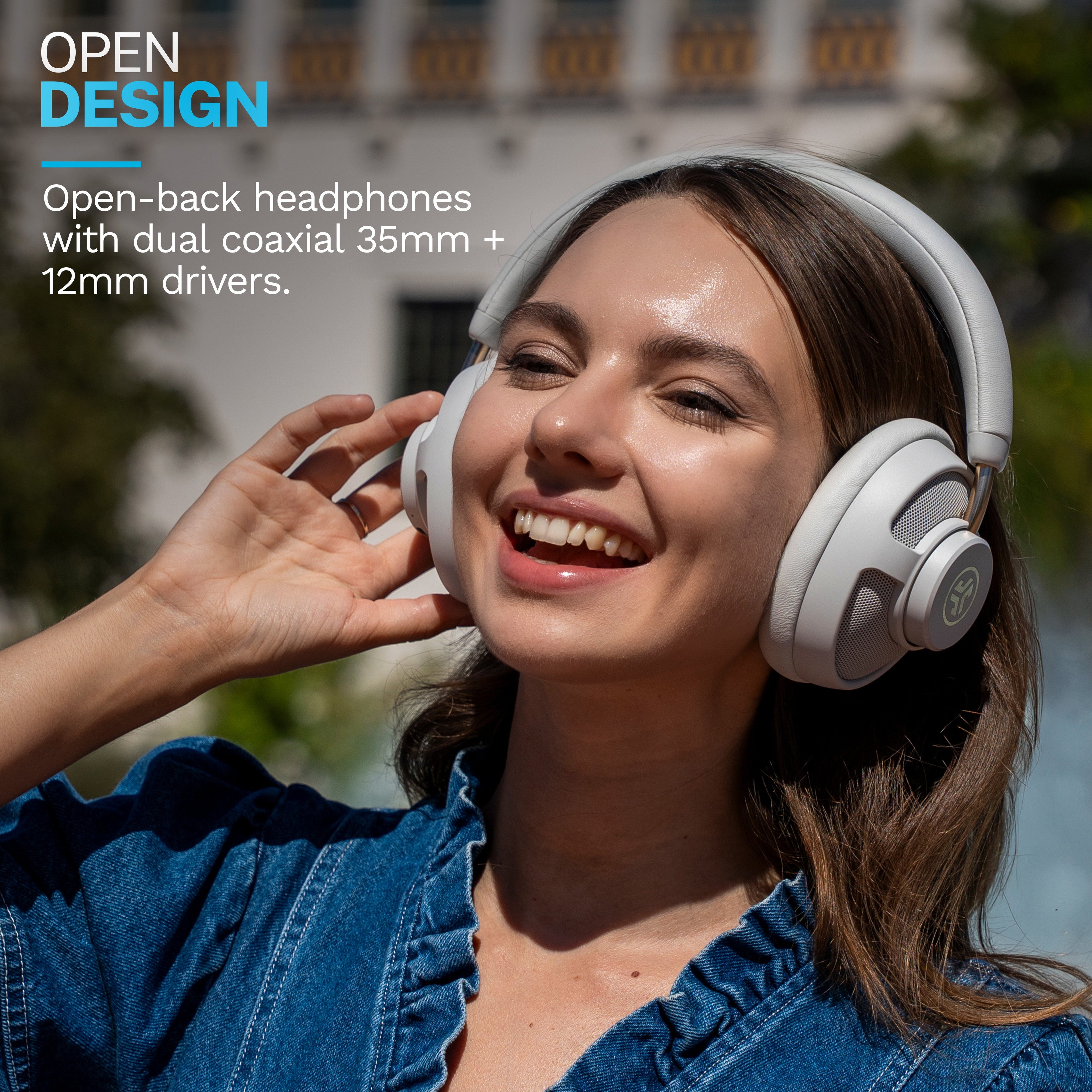 JBuds Open Headphone Open-Ear Wireless Headphones Cloud