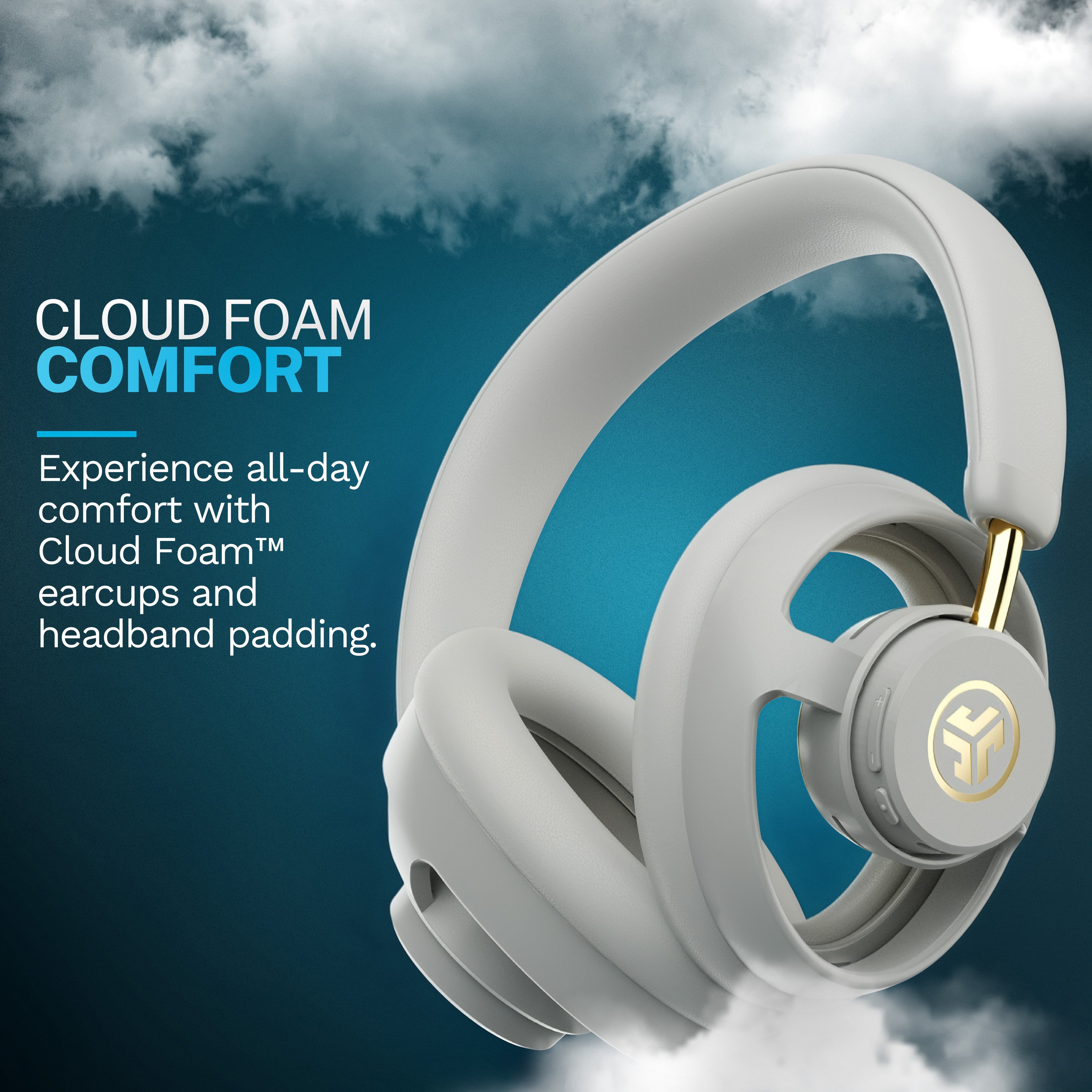JBuds Open Headphone Open-Ear Wireless Headphones Cloud