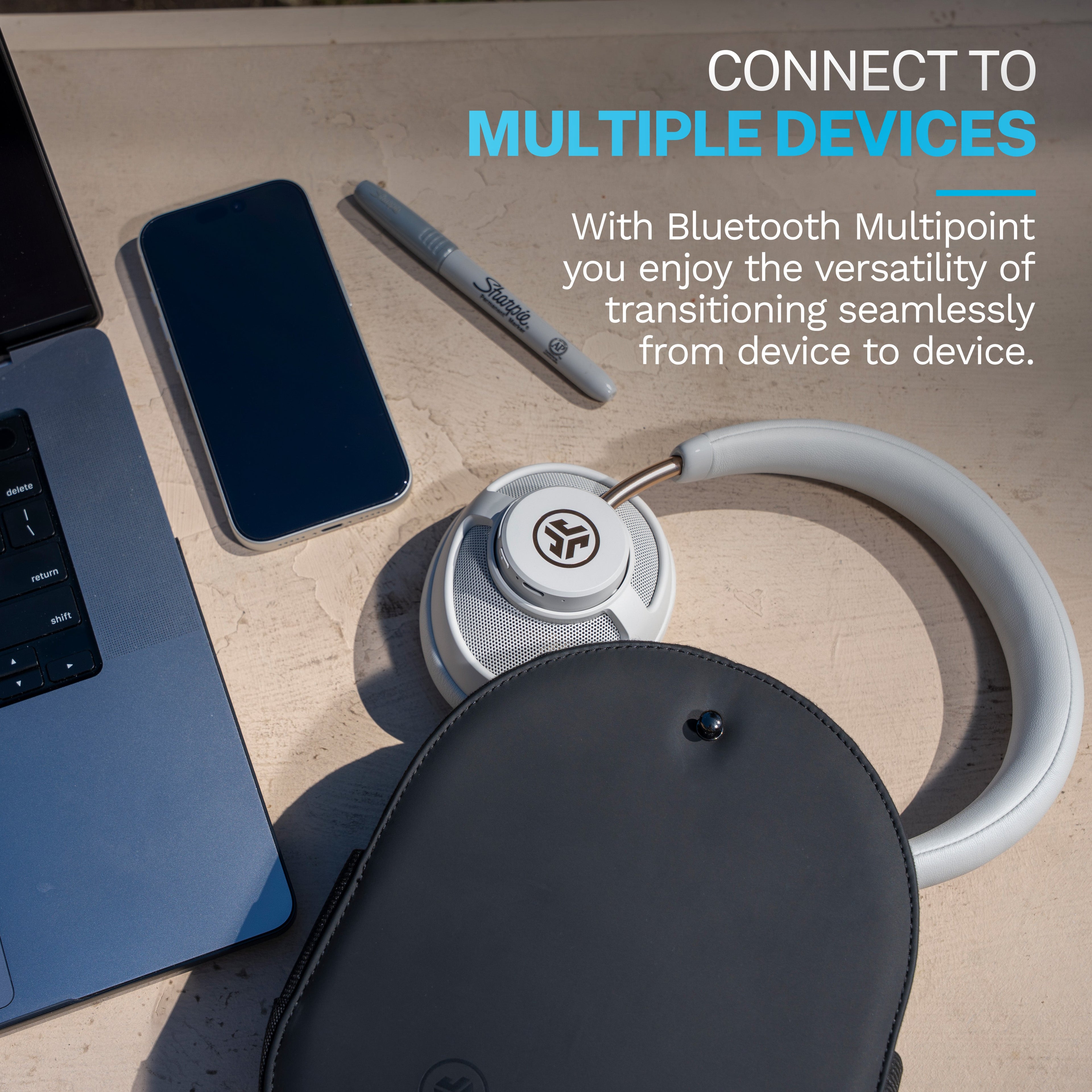 JBuds Open Headphone Open-Ear Wireless Headphones Cloud