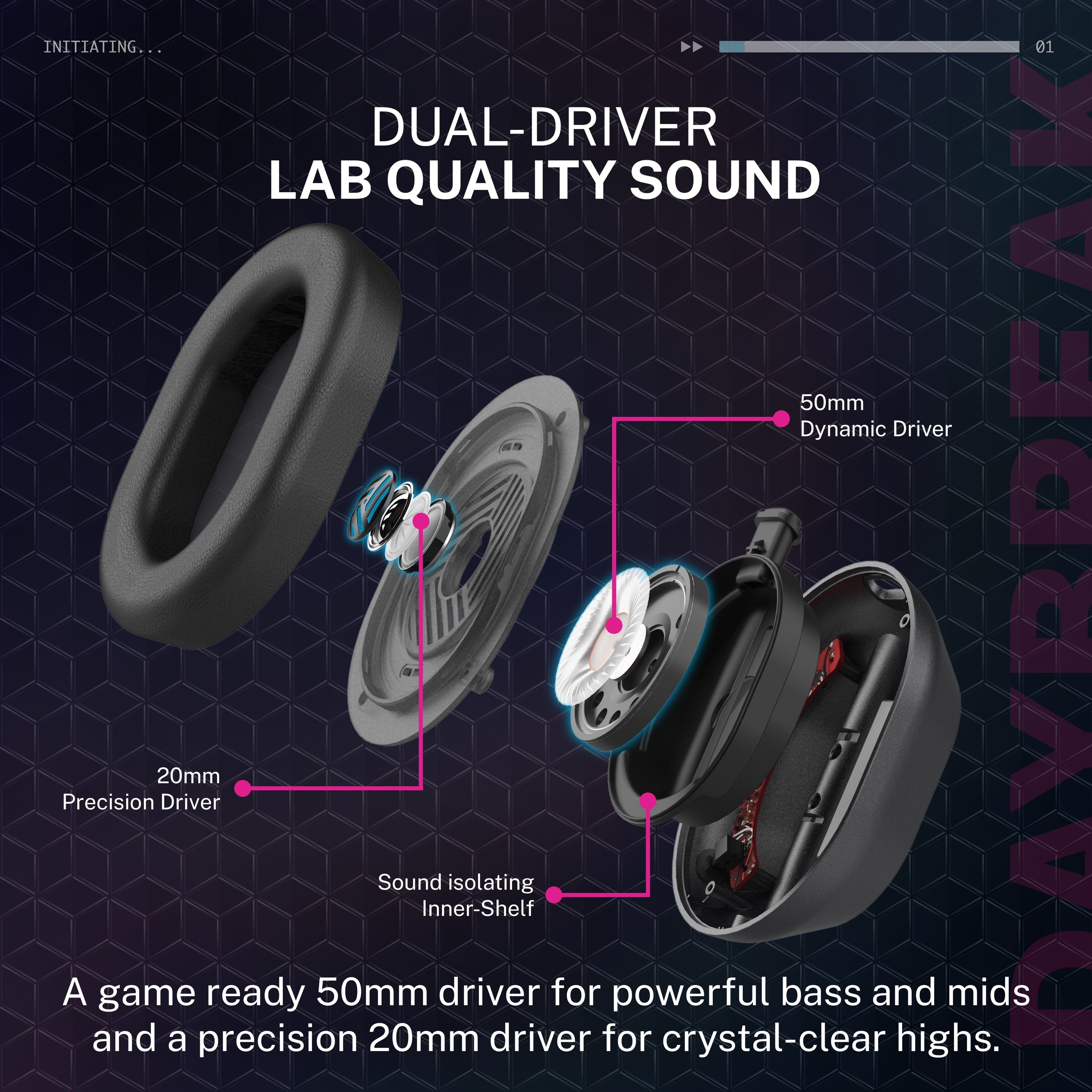 Daybreak Wireless Gaming Headset Black