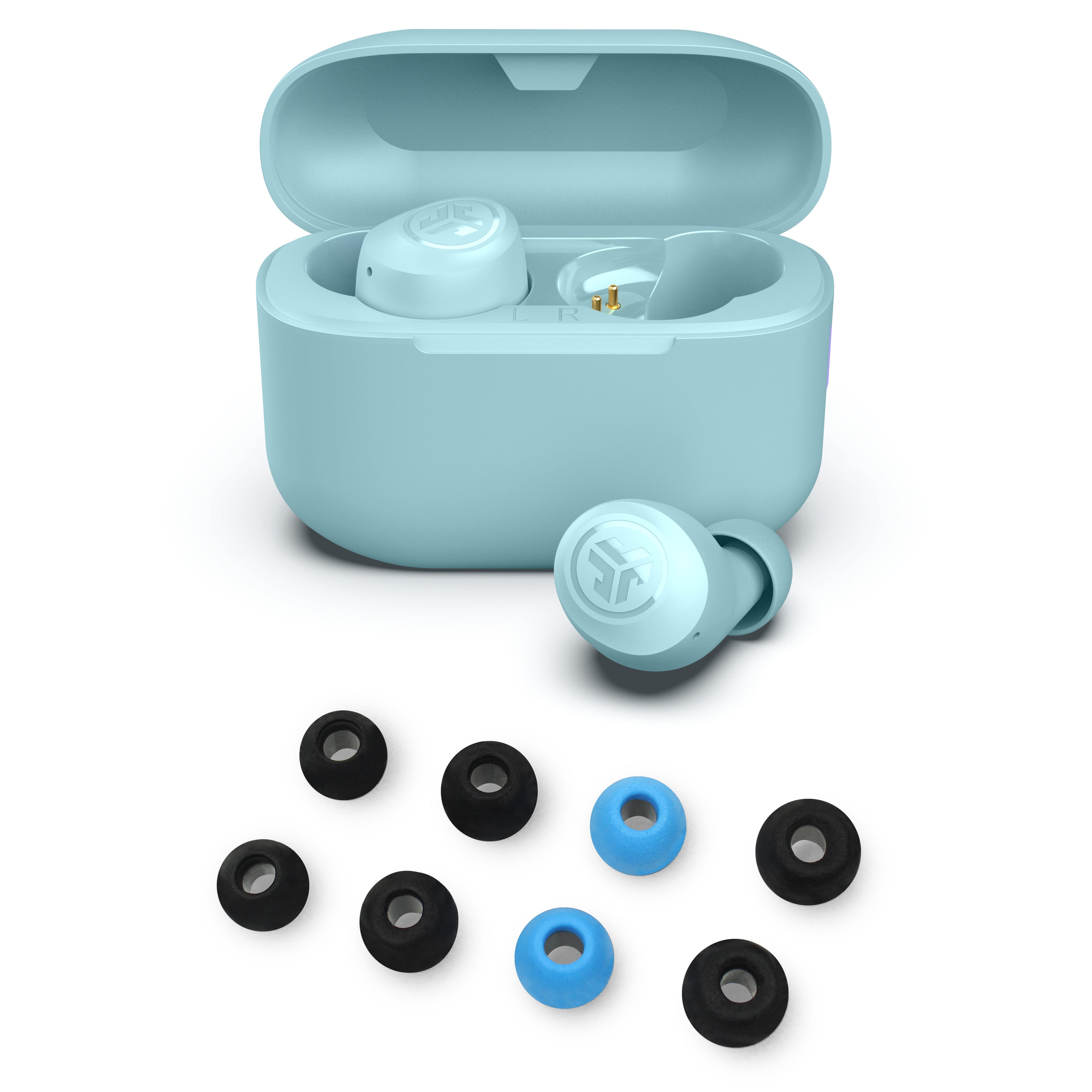 Go Pop+ Cloud Black and Cloud Foam Tips Gift Set - Light Blue