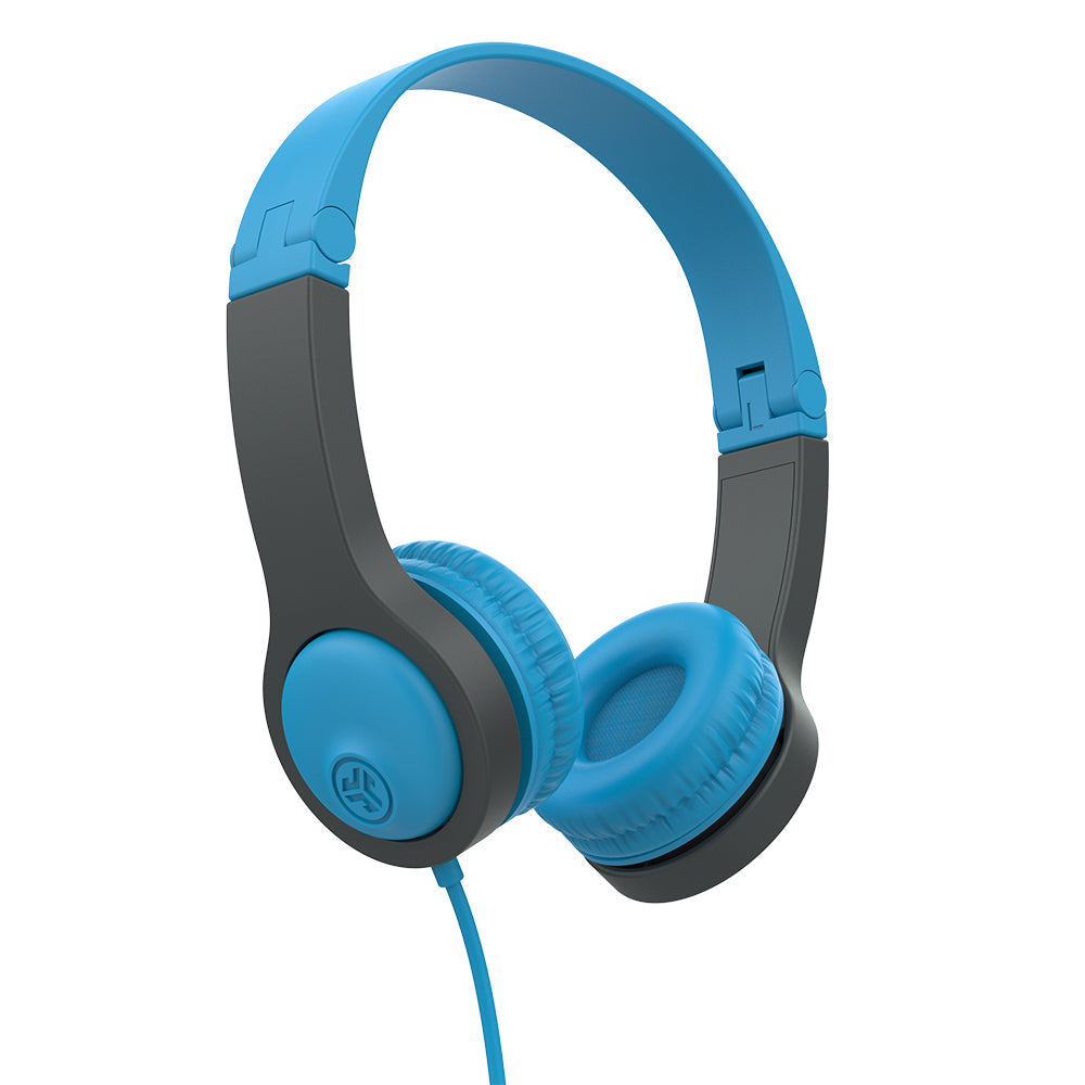 JBuddies Folding Gen 2 Kids Headphones Pink/Teal - Blue/Gray