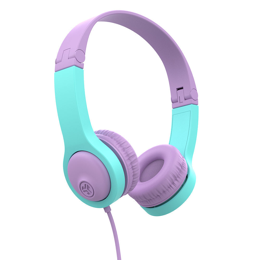 JBuddies Folding Gen 2 Kids Headphones Blue/Gray - Pink/Teal
