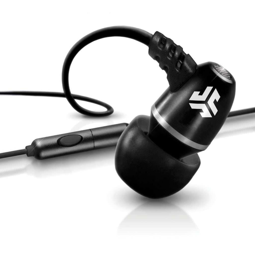 Metal Earbuds Blue/Black - Black