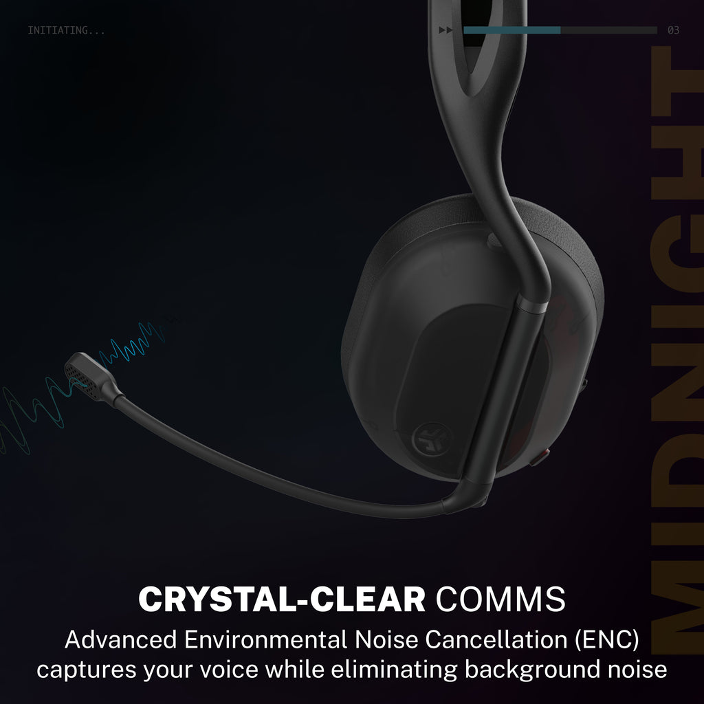 Midnight Wireless Gaming Headset Black