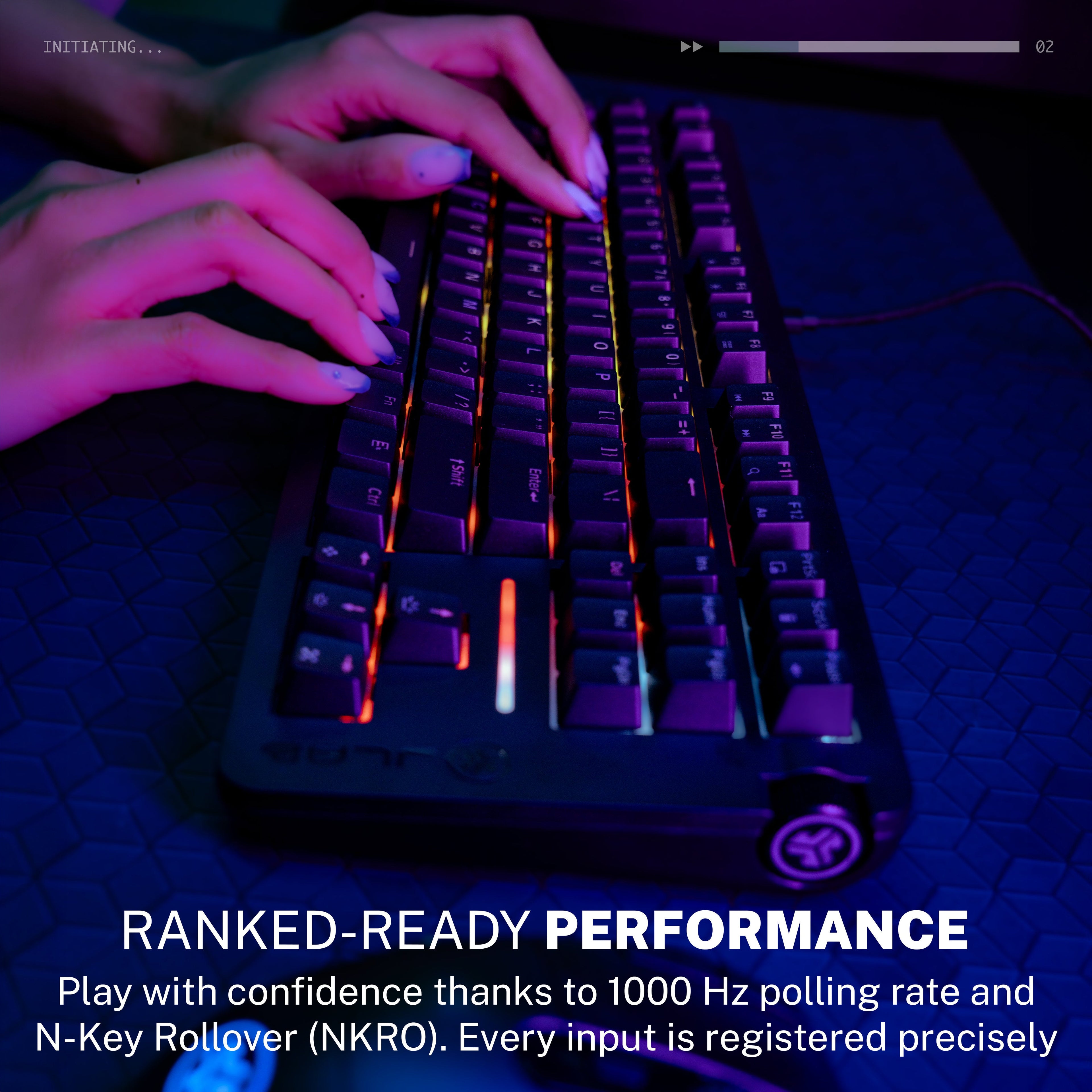 Midnight TKL Wired Mechanical Gaming Keyboard Black