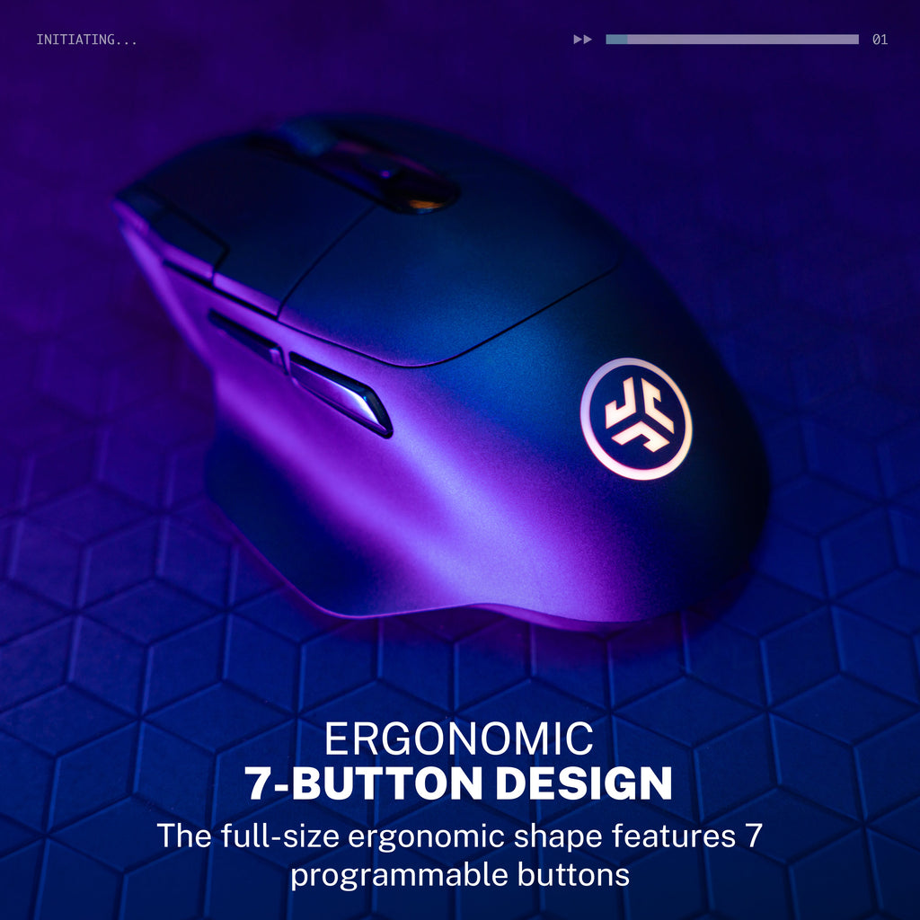 Midnight Wireless Gaming Mouse Black